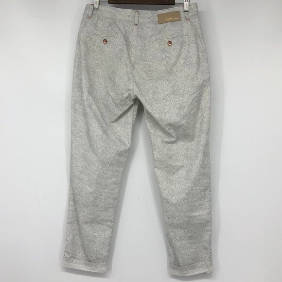Eva Kayan EK Jeans Chino Trousers in white  with black dots ZPP87 Naturel sz 40 - Picture 14 of 15